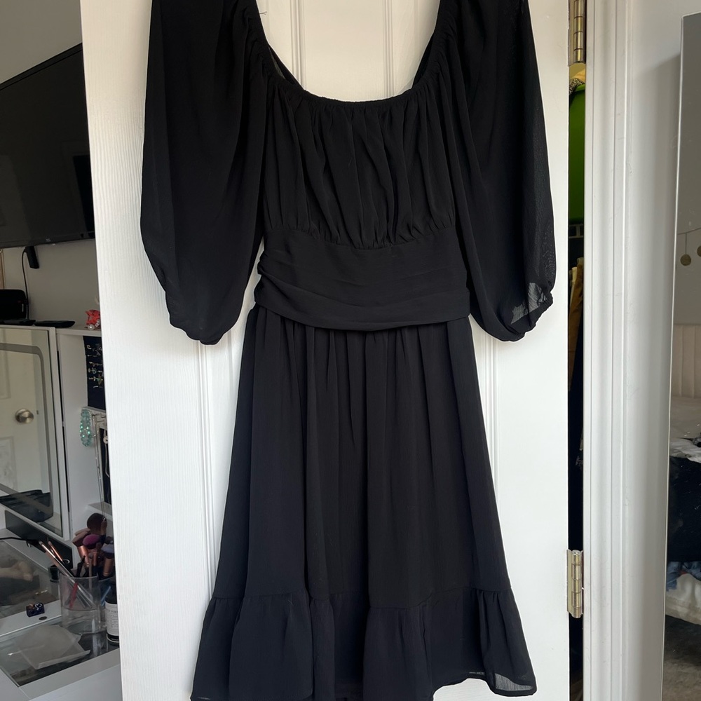 Elegant Black Women's Dress